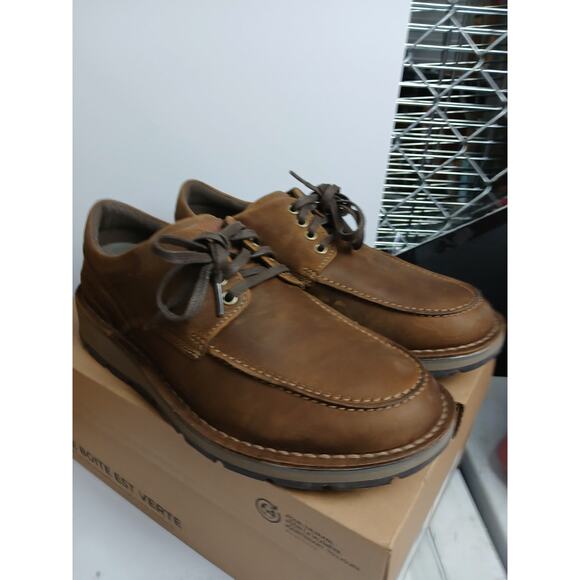 NEW W DEFECT Clarks Men\'s Gravelle Low Oxford, Tan Leather-SZ 9.5 main image 8